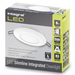 Downlight Slimline 500Lm 6 Watt (13W) 4000K IP20