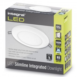 Downlight Slimline 1020Lm 11 Watt (18W) 5000K IP20
