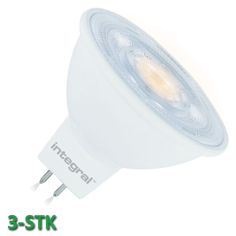 MR16 Classic 380Lm 4,6 Watt (35W) 2700K dæmpbar 3-pak