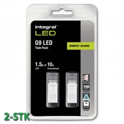 G9 100Lm 1,5 Watt (10W) 5000K 2-pak