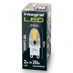 G9 160Lm 2 Watt (20W) 2700K