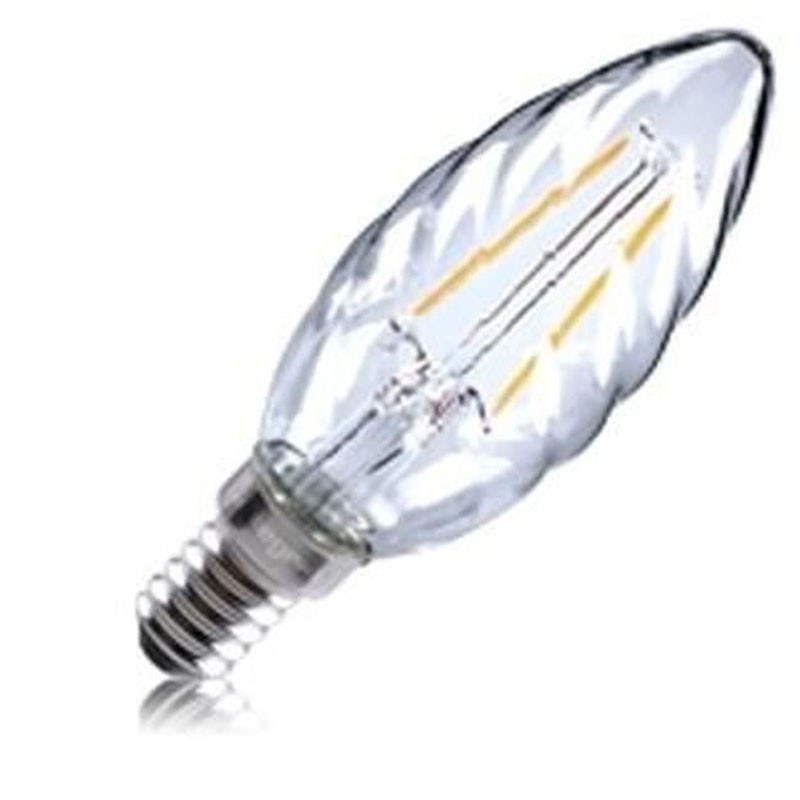 E14 Candle Glas Filament Flame 230Lm 2Watt (23W) 2700K