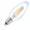 E27 Candle Glas 470Lm 4,5 Watt (40W) 2700K Dæmpbar
