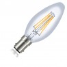 B15 Candle Glas 470Lm 4,2 Watt (30W) 2700K Dæmpbar
