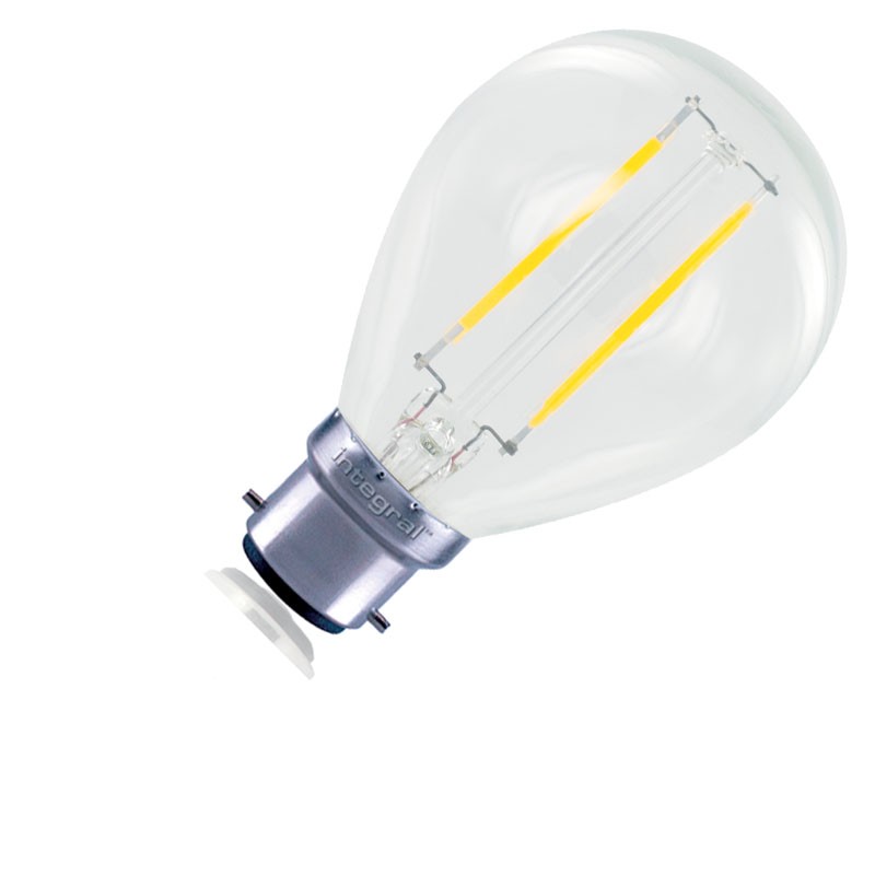 B22 Mini Globe Glas 250Lm 2Watt (25W) 2700K