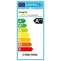 B22 Mini Globe Glas 470Lm 4 Watt (36W) 2700K