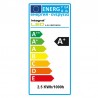 B22 Vintage Globe Glas 125mm 170Lm 2,5 Watt (40W) 1800K