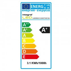 B22 Kerte 250Lm 3,1 Watt (25W) 2700K Klar