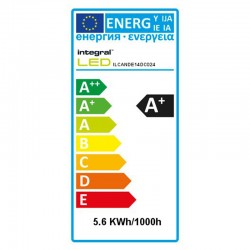 E14 Kerte 470Lm 5,6 Watt (40W) 2700K Frosted Dæmpbar