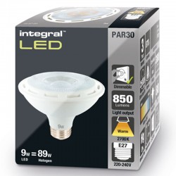 PAR30 850Lm 9 Watt (88W) 2700K Dæmpbar