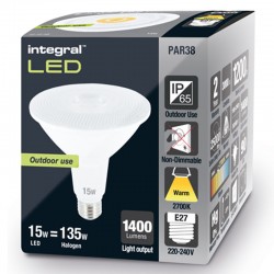 PAR38 1400Lm 15 Watt (135W) 2700K IP65