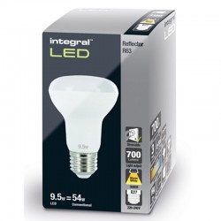 R63 700Lm 9,5 Watt (54W) 3000K E27 Dæmpbar