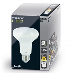 R80 1000Lm 14 Watt (72W) 3000K E27 Dæmpbar