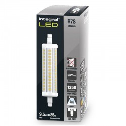 R7S 1250Lm 9,5 Watt (85W) 4000K 360gr