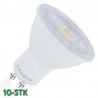GU10 660Lm 7 Watt (81W) 3000K dæmpbar - 10-Pak