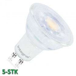 GU10 425Lm 4,7 Watt (53W) 4000K Glas 5-Pak