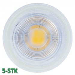 GU10 425Lm 4,7 Watt (53W) 4000K Glas 5-Pak