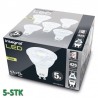 GU10 425Lm 4,7 Watt (53W) 4000K Glas 5-Pak