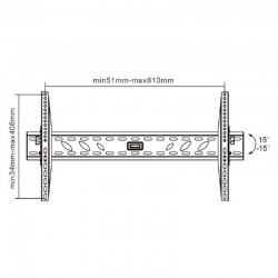 reflecta PLANO Slim 63-8040T TV Beslag