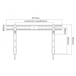 reflecta SLIM 70-8040 TV Beslag