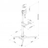 reflecta TV Stand 37P-Shelf Extend