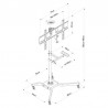 reflecta TV Stand 42P-Shelf Extend