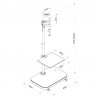 reflecta TV Stand 37P-Shelf