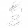 reflecta TV Stand 42P-Shelf