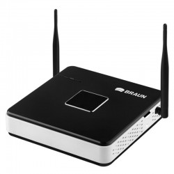 BRAUN Wi-Fi IP Surveillance Kit NVR 400