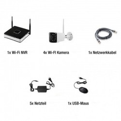 BRAUN Wi-Fi IP Surveillance Kit NVR 400