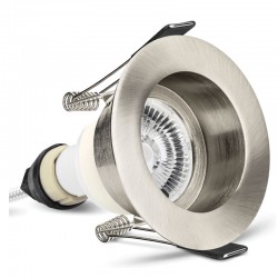 Evofire 70mm + GU10 Holder u/pære Satin