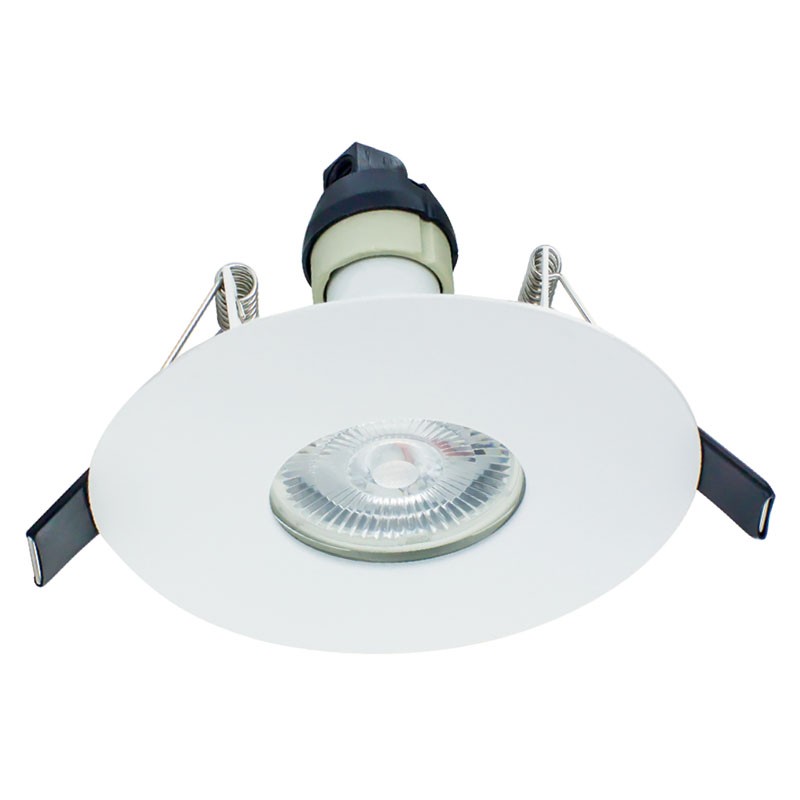 Evofire 70-100mm + GU10 Holder u/pære Hvid