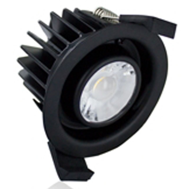 Downlight 850Lm 10 Watt (50W) 4000K IP65 dæmpbar sort