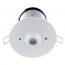 Downlight All-in-one Nødbelysning 115Lm 1 Watt vedligeholdelsesfri