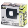 Compact-Tough Floodlight 20 Watt 3000K 1800Lm sort
