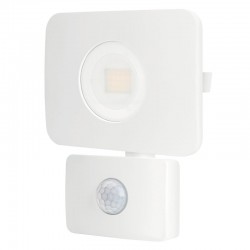 Compact-Tough Floodlight 20 Watt 3000K 1800Lm PIR Sensor hvid