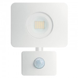 Compact-Tough Floodlight 20 Watt 3000K 1800Lm PIR Sensor hvid