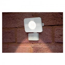 Compact-Tough Floodlight 20 Watt 3000K 1800Lm PIR Sensor hvid