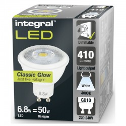 GU10 Classic Glow 410Lm 6,8 Watt (50W) 4000K Dæmpbar