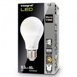 E27 Classic Globe 806LM 9,5 WATT (60W) 1800-2700K DÆMPBAR